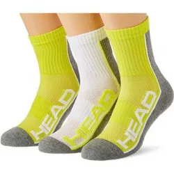 Шкарпетки Head PERFORMANCE SHORT CREW Білий; Сірий; Жовтий 39-42 (791010001-004 39-42) - Robinzon.ua