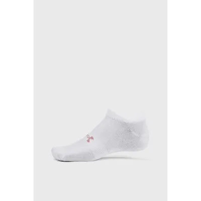 Шкарпетки UA Essential No Show 3pk Білий Уні M (1361459-100 M) - 2 - Robinzon.ua