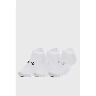 Шкарпетки UA Essential No Show 3pk Білий Уні M (1361459-100 M) - Robinzon.ua