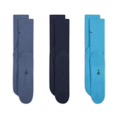Чоловічі Шкарпетки Nike U J ED CUSH POLY CREW 3PR 144 синій, темно-синій, блакитний Уні 38-42 DX9632-907 38-42 - 1 - Robinzon.ua