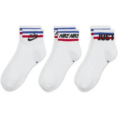 Шкарпетки Nike Nsw Everyday Essential An 3-pack 46-50 white DA2612-100 - Robinzon.ua