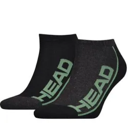 Шкарпетки Head Performance Sneaker Unisex 2-pack 35-38 black/green 791018001-164 - Robinzon.ua