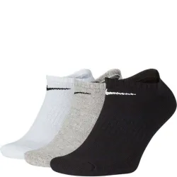 Шкарпетки Nike Everyday Cushioned 3-pack 34-38 black/white/gray SX7673-901 - Robinzon.ua