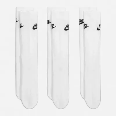 Набір шкарпеток Nike Everyday Essential Білий 3 пари (34-38) S (DX5025-100) - 2 - Robinzon.ua