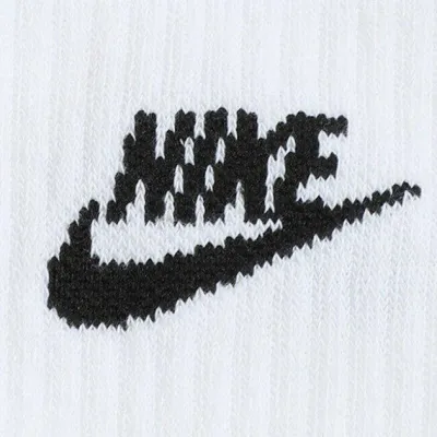 Набір шкарпеток Nike Everyday Essential Білий 3 пари (34-38) S (DX5025-100) - 3 - Robinzon.ua