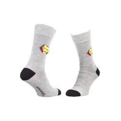 Шкарпетки Marvel Iron Man 1-pack 39-42 light gray 93152262-2 - Robinzon.ua
