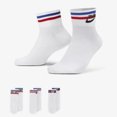 Мужские Носки Nike U NK NSW EVERYDAY ESSENTIAL AN 3PR белый Уни 38-42 DX5080-100 38-42 - 1 - Robinzon.ua