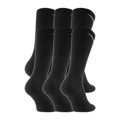 Чоловічі Шкарпетки Nike U NK ED PLS CSH CRW 6PR - 132 чорний Чол 38-42 SX6897-010 38-42 - 1 - Robinzon.ua