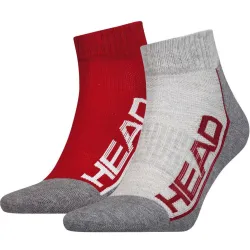 Носки Head Performance Quarter Unisex 2-pack 35-38 gray/red 791019001-070 - Robinzon.ua