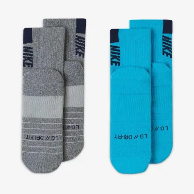 Шкарпетки Nike Multiplier Running Ankle 2-pack 34-38 grayblue SX7556-923 - 2 - Robinzon.ua