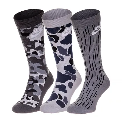 Чоловічі Шкарпетки Nike U NK EVERYDAY ESSENTIAL CREW Різнокольоровий 38-42 (7dDH3414-902 38-42) - Robinzon.ua