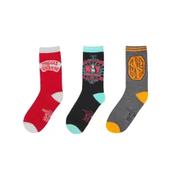 Шкарпетки Fantastic Beasts Newt Scamander 3-pack 36-40 red/black/gray - Robinzon.ua