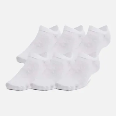 Носки UA Essential No Show 6pk Белый Уни XL 1382611-100 XL - Robinzon.ua