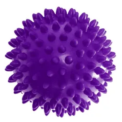 Масажний м'ячик EasyFit PVC 7.5 см м'який (надувний) фіолетовий - Robinzon.ua