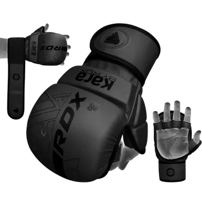 Перчатки для ММА RDX F6 KARA Matte Black Plus L/XL (капа в комплекте) - 5 - Robinzon.ua