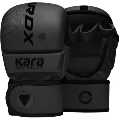 Перчатки для ММА RDX F6 KARA Matte Black Plus L/XL (капа в комплекте) - 1 - Robinzon.ua