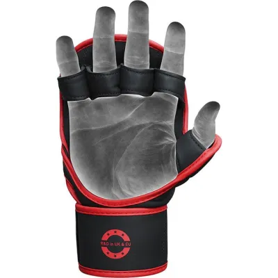 Рукавиці для ММА RDX F6 KARA Matte Red Plus S/M (капа у комплекті) - 3 - Robinzon.ua