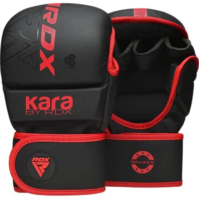 Рукавиці для ММА RDX F6 KARA Matte Red Plus S/M (капа у комплекті) - 1 - Robinzon.ua