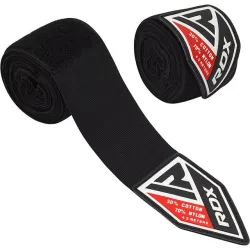 Бинти для боксу RDX WX Professional Boxing Hand Wraps Black (4.5м.) - Robinzon.ua