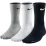 Чоловічі Шкарпетки Nike U NK PERF LTWT CREW 3PR Чорний, Білий, Сірий L (42-46) (SX4704-901 42-46) - Robinzon.ua