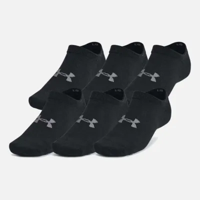 Шкарпетки UA Essential No Show 6pk Чорний Уні S (1382611-001 S) Шкарпетки UA Essential No Show 6pk Чорний Уні S (1382611-001 S) - Robinzon.ua
