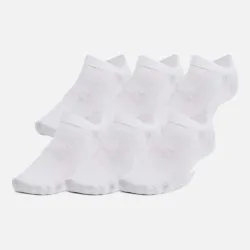 Носки UA Essential No Show 6pk Белый Уни S (1382611-100 S) - Robinzon.ua