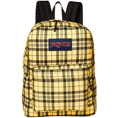 Міський рюкзак 25L Jansport Superbreak жовтий в клітинку - 2 - Robinzon.ua