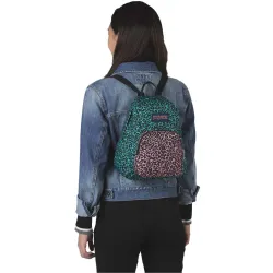 Молодежный рюкзак 10L Jansport Half Pint бирюзовый с розовым - Robinzon.ua