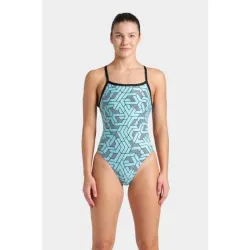 Купальник закритий для жінок Arena ESCAPE SWIMSUIT CHALLENGE BACK бірюзовий Жін 40 007739-580 40 - Robinzon.ua