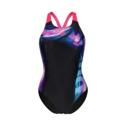 Купальник закритий для жінок Arena DREAMHLINE SWIMSUIT V BACK Чорний 38 (008328-500 38) - Robinzon.ua