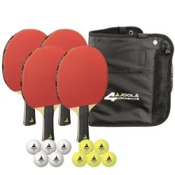 Набір для настільного тенісу Joola Quattro 4 Bats 10 Balls (930795) - Robinzon.ua