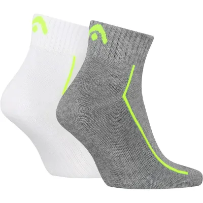 Чоловічі Шкарпетки Head ALL SPORTS PERFORMANCE QUARTER 2P сірий, білий Чол 39-42 701229022-004 39-42 - 1 - Robinzon.ua