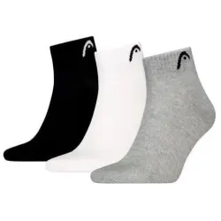Мужские Носки Head ALL SPORTS TRAINING QUARTER 3P серый, белый, черный Муж 39-42 701229017-004 39-42 - Robinzon.ua