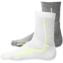 Мужские Носки Head ALL SPORTS PERFORMANCE SHORTCREW 2P серый, белый Муж 43-46 701229021-004 43-46 - Robinzon.ua