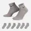 Чоловічі Шкарпетки Nike U NK EVERYDAY CSH ANKL 6PR 132 Сірий 42-46 (SX7669-064 42-46) - Robinzon.ua