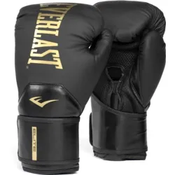 Боксерские перчатки Everlast ELITE 2 BOXING GLOVES черный Уни 16 унций P00003273 - Robinzon.ua