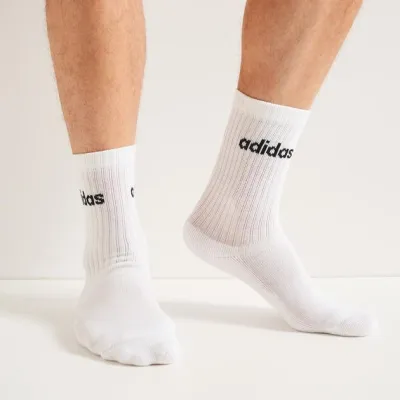 Шкарпетки Adidas C LIN CREW 3P білий Уні M (40-42) HT3455 40-42 - 2 - Robinzon.ua