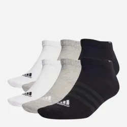 Шкарпетки Adidas C SPW LOW 6P білий, сірий, чорний Уні M (40-42) IC1340 40-42 - Robinzon.ua