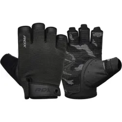 Рукавички для фітнесу RDX T2 Half Black PLUS-L - Robinzon.ua