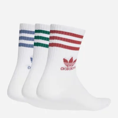 Носки Adidas CREW SOCK 3STR белый, красный, зеленый, синий Уни 40-42) JI9471 40-42 - 1 - Robinzon.ua