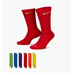 Чоловічі Шкарпетки Nike U NK ED PLS CSH CRW 6PR Різнокольоровий 42-46 (SX6897-903 42-46) - Robinzon.ua