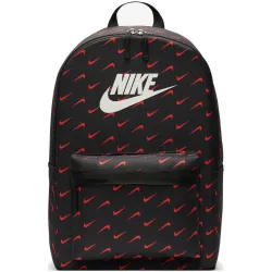 Рюкзак Nike NK HERITAGE BKPK - SWOOSH DROP 25L Чорний, Червоний 43 х 30.5 х 15 см (HF6995-010) - Robinzon.ua