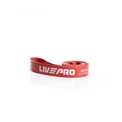 Резина для подтягивания LivePro SUPER BAND Heavy красный 2080x45x4.5мм(22-57кг) LP8410-H - Robinzon.ua