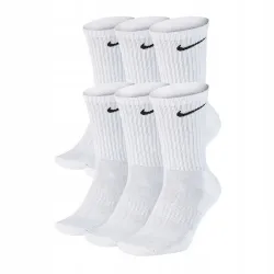 Мужские Носки Nike Everyday Cushion Crew Socks Белый 38-42 (SX7666-100 38-42) - Robinzon.ua