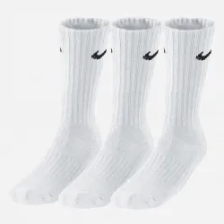 Набір шкарпеток Nike U Nk V Cush Crew-3p Value Білий 3 пари (34-38) S (SX4508-001) - Robinzon.ua
