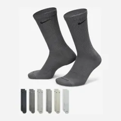 Шкарпетки Nike U NK ED PLS CSH CRW 6PR - 132 серый, мультиколор Уни 46-50 SX6897-991 46-50 - Robinzon.ua