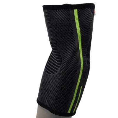 Компресійний налокітник MadMax MFA-283 3D Compressive elbow support Dark grey/Neon green (1шт.) L - 3 - Robinzon.ua