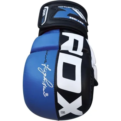 Рукавиці для ММА (Греплінгові рукавички) RDX T6 Plus Rex Blue XL (капа у комплекті) - 5 - Robinzon.ua
