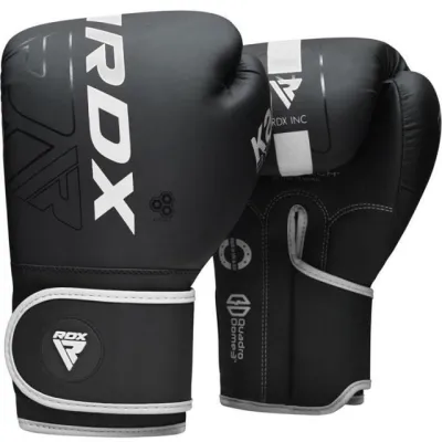 Боксерские перчатки RDX F6 Kara Matte White 16 унций (капа в комплекте) - 1 - Robinzon.ua