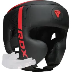 Боксерський шолом RDX F6 KARA Matte Red S (капа в комплекті) - Robinzon.ua